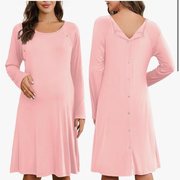 Nursing Hospital Gown/Nighttime PJS Small - Picture 1 of 4